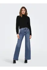 ONLY ONLY Madison blush high waist wide - Medium blue
