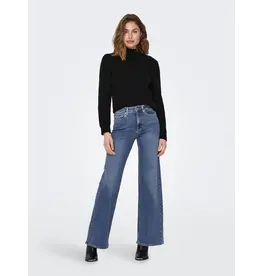ONLY ONLY Madison blush high waist wide - Medium blue