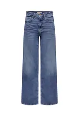 ONLY ONLY Madison blush high waist wide - Medium blue