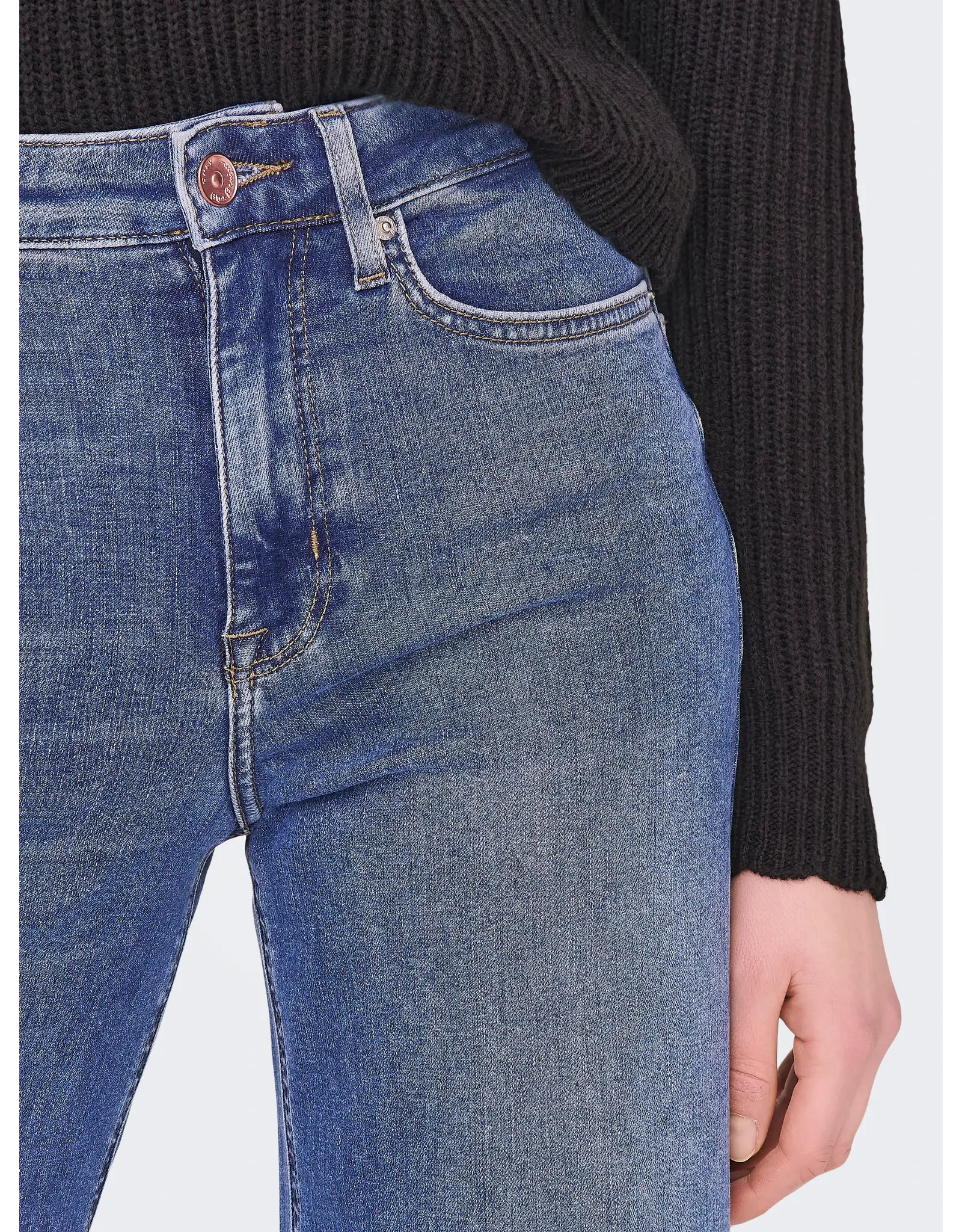 ONLY ONLY Madison blush high waist wide - Medium blue