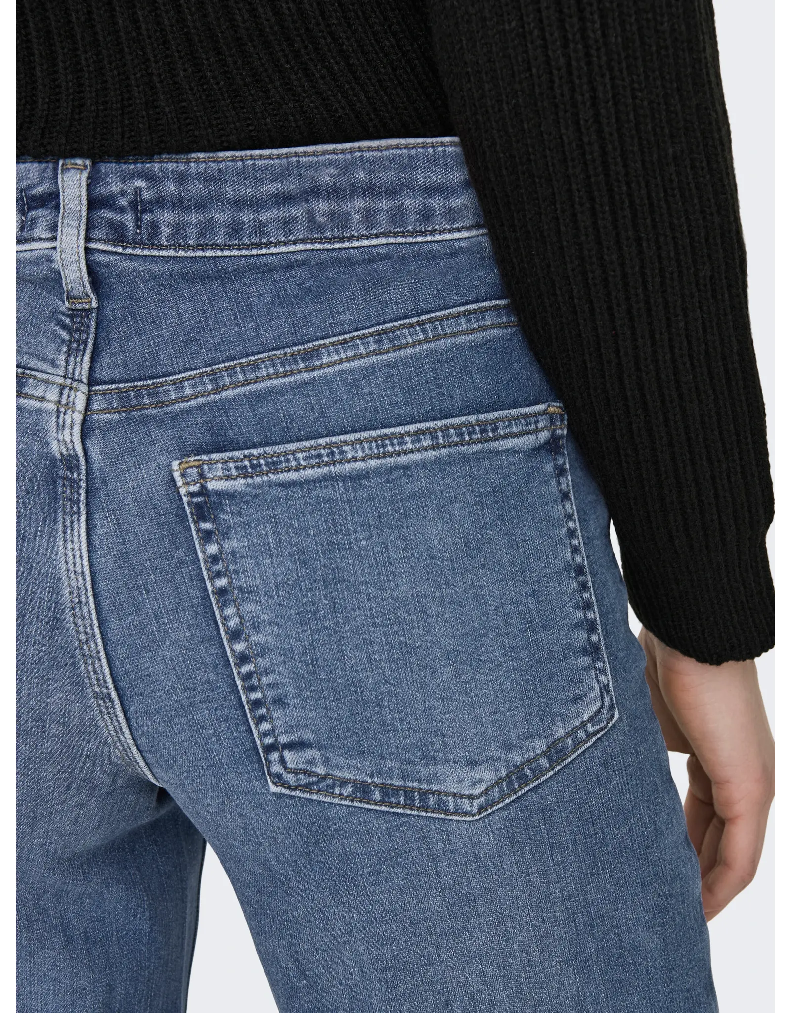 ONLY ONLY Madison blush high waist wide - Medium blue