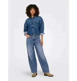 ONLY ONLY Gianna straight denim - Medium blue
