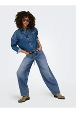 ONLY ONLY Gianna straight denim - Medium blue