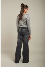 HEBBEZ TOXIK3 Steph jeans dubbele boord - Donkergrijs