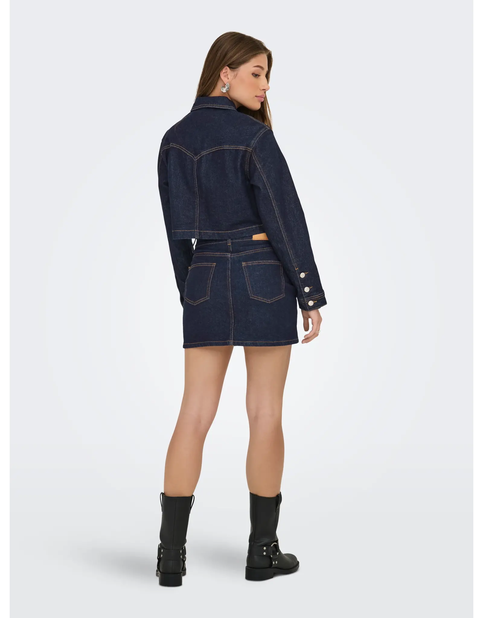 ONLY ONLY Heather denim jas - Dark blue