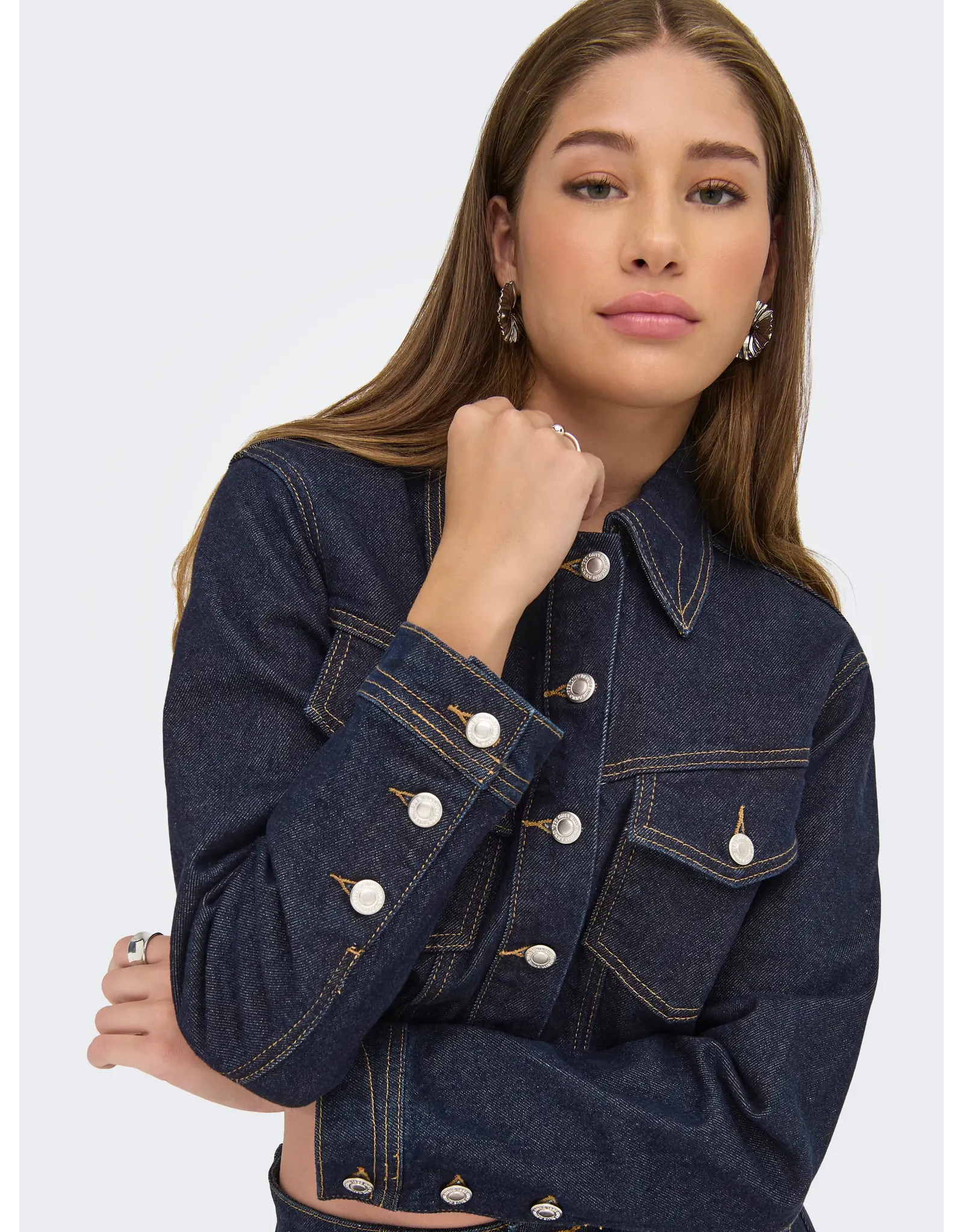 ONLY ONLY Heather denim jas - Dark blue