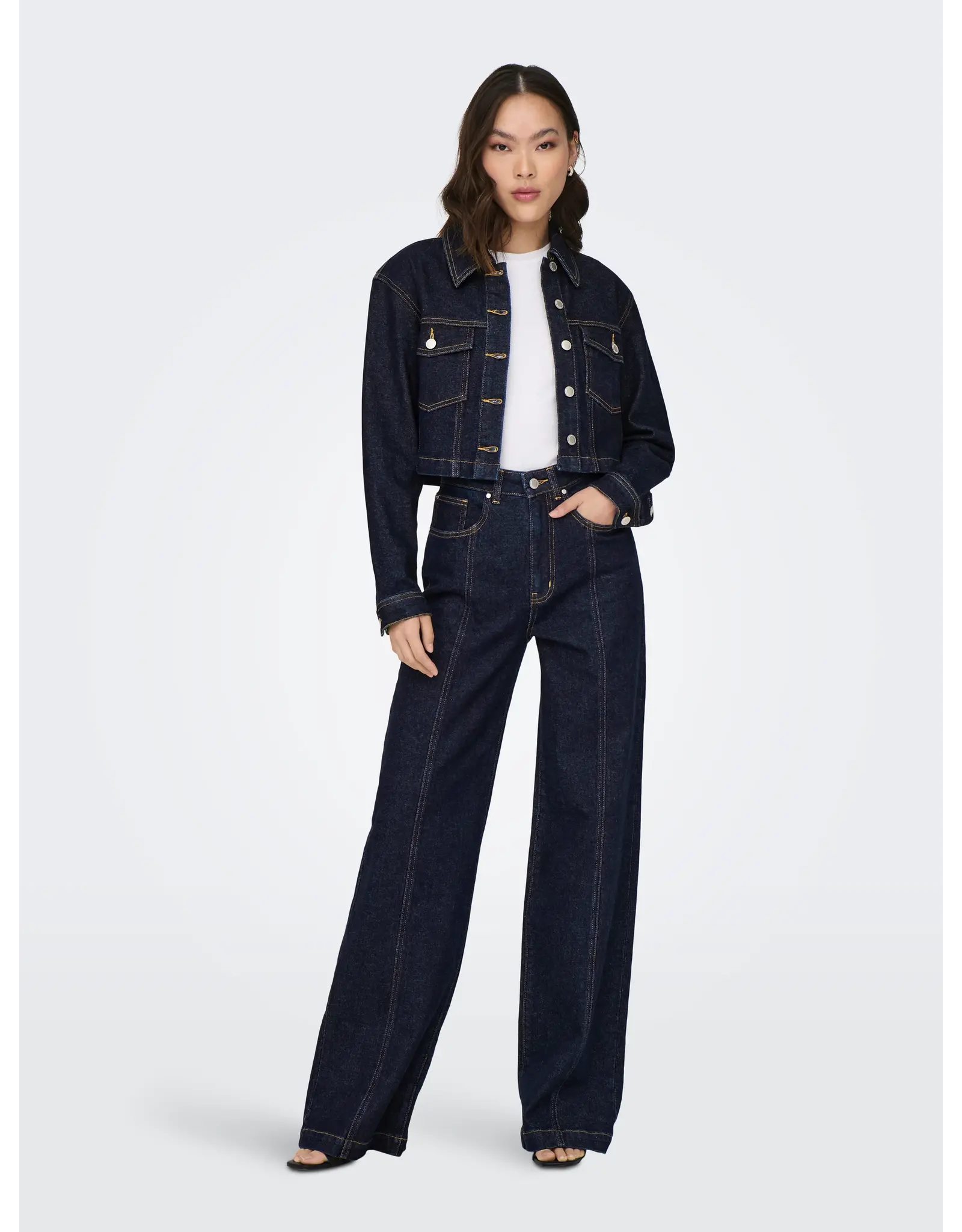 ONLY ONLY Heather denim jas - Dark blue