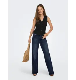 ONLY ONLY Juicy high waist wide leg - Blue black