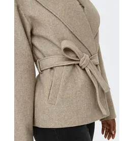 ONLY ONLY Augusta short coat - Taupe