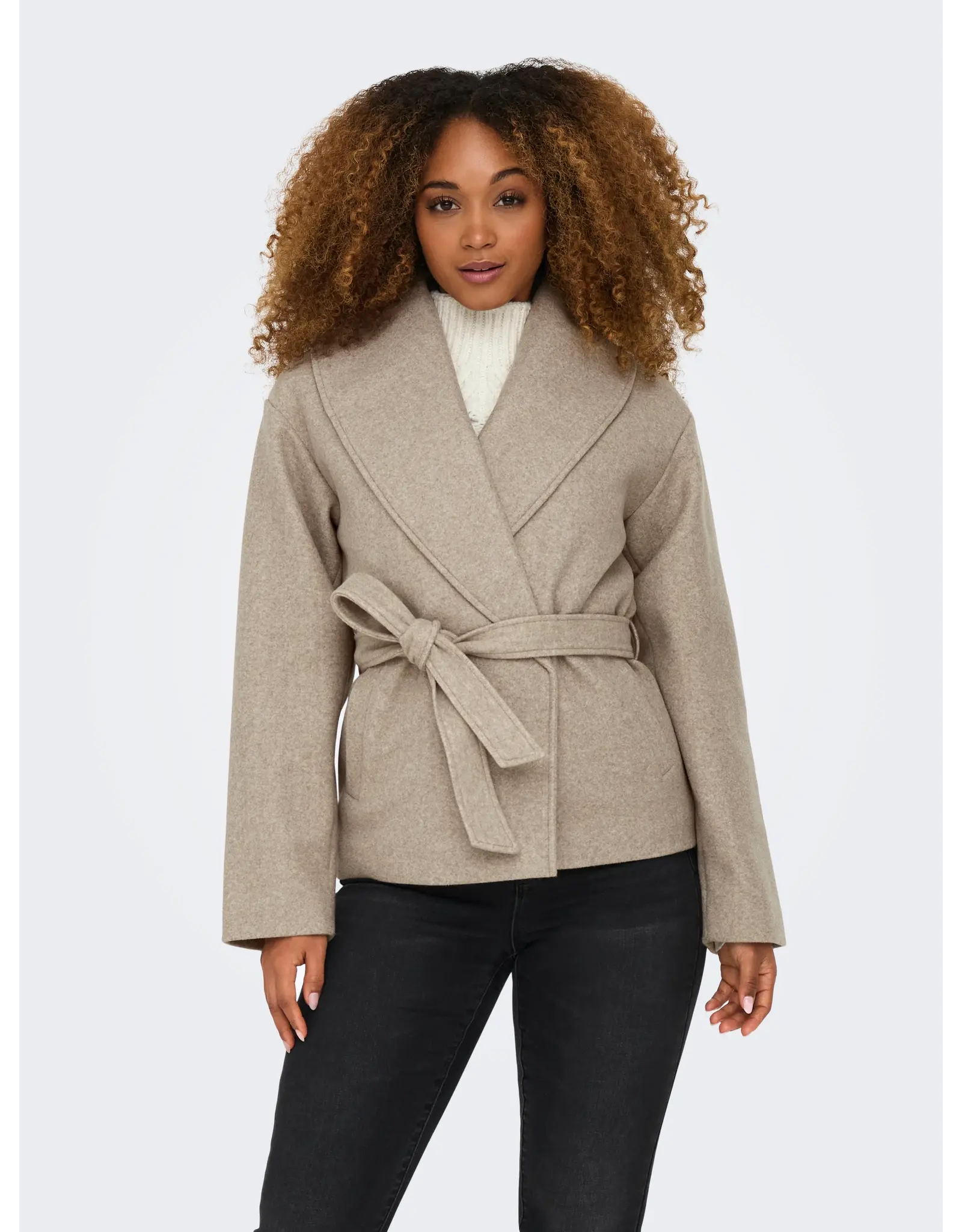 ONLY ONLY Augusta short coat - Fungi