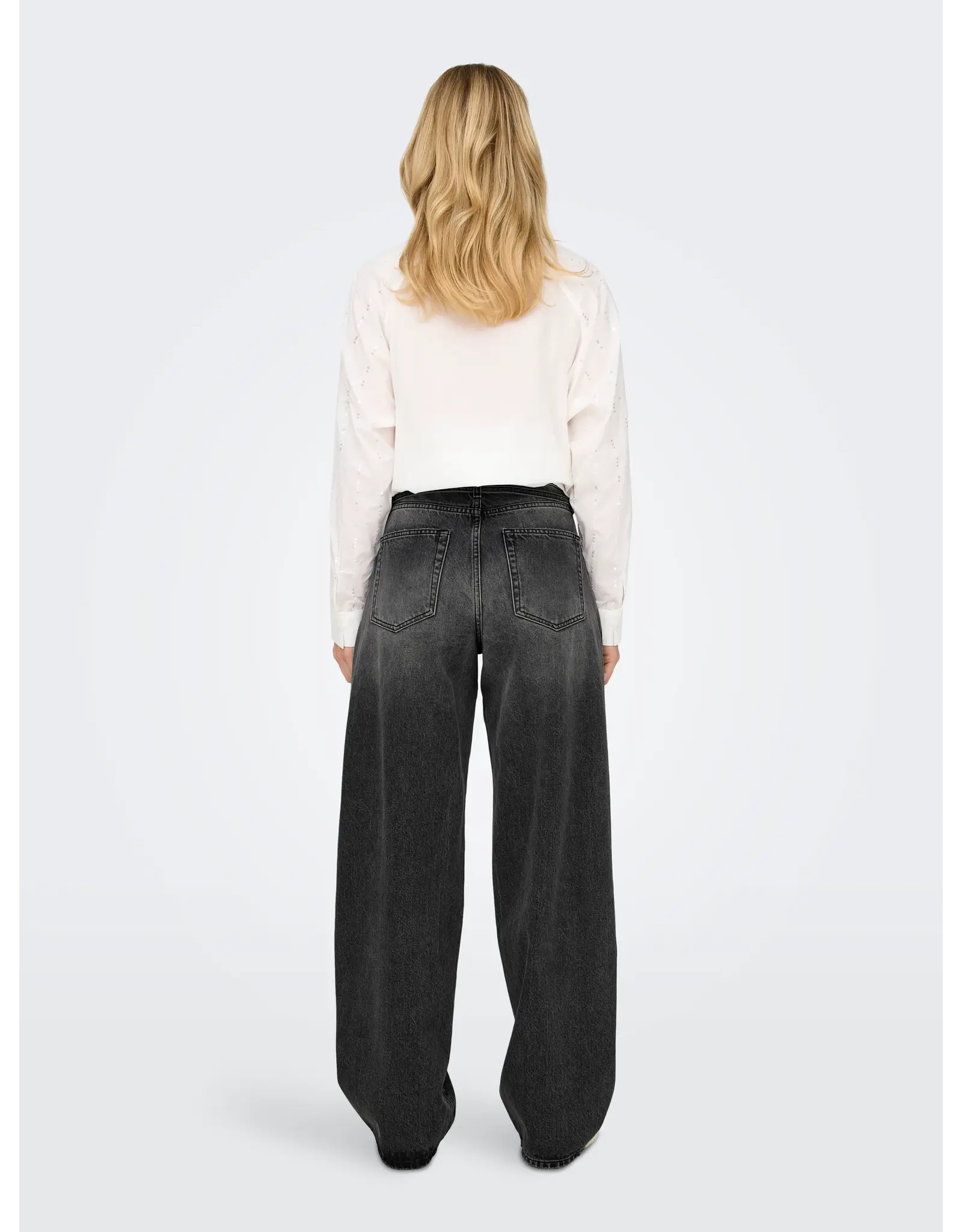 ONLY ONLY Gianna straight denim - Washed black
