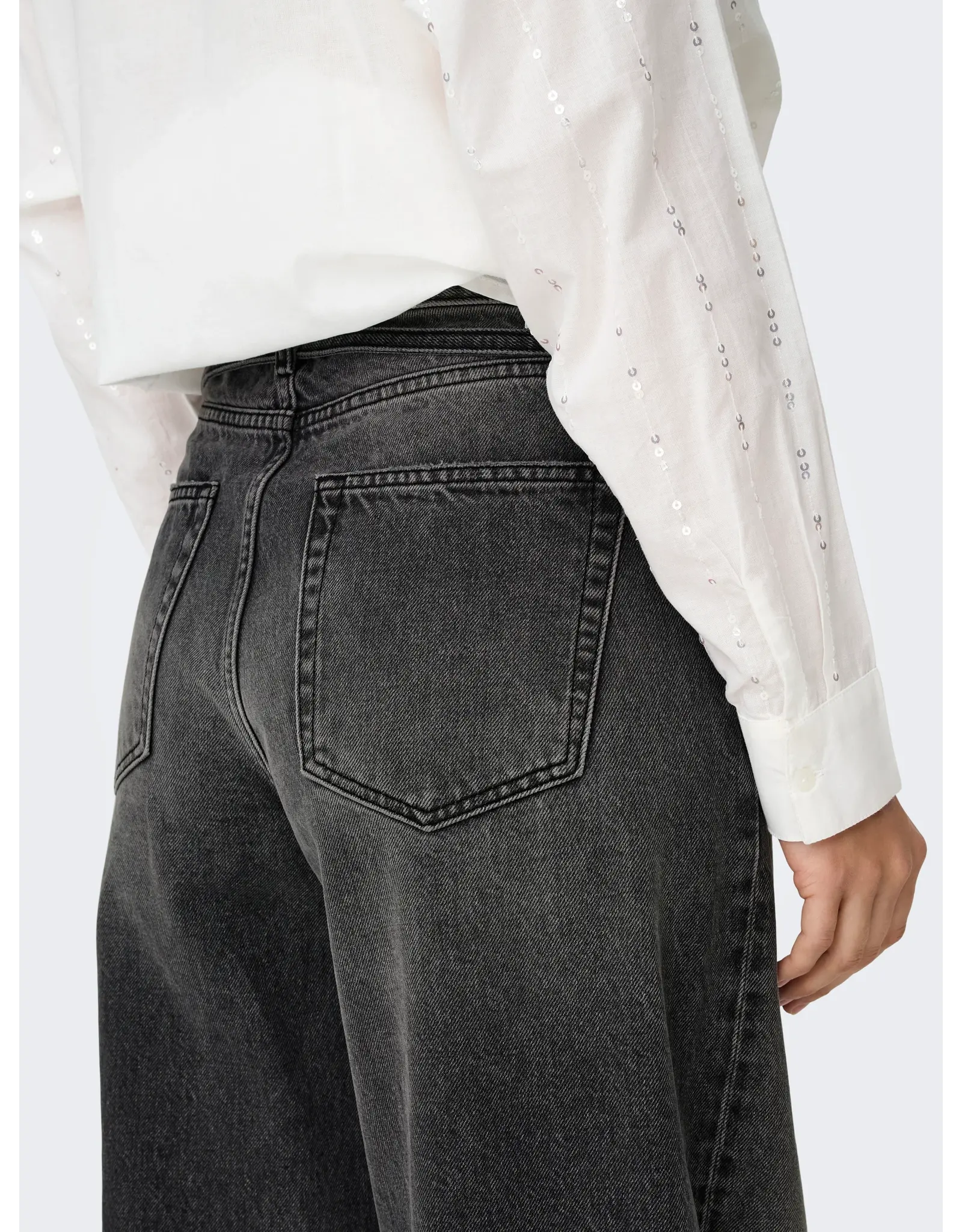 ONLY ONLY Gianna straight denim - Washed black
