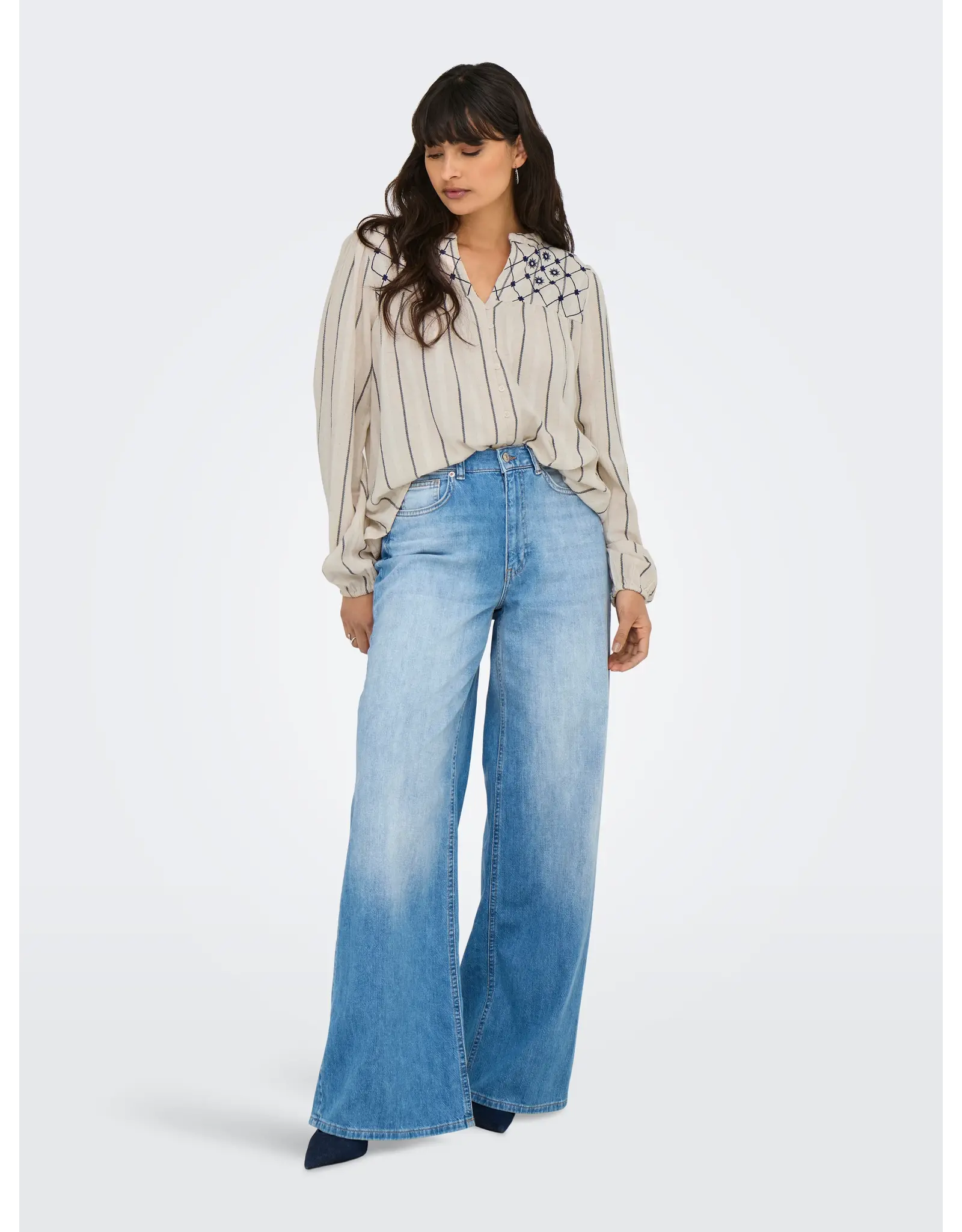 ONLY ONLY Eline blouse - Cement