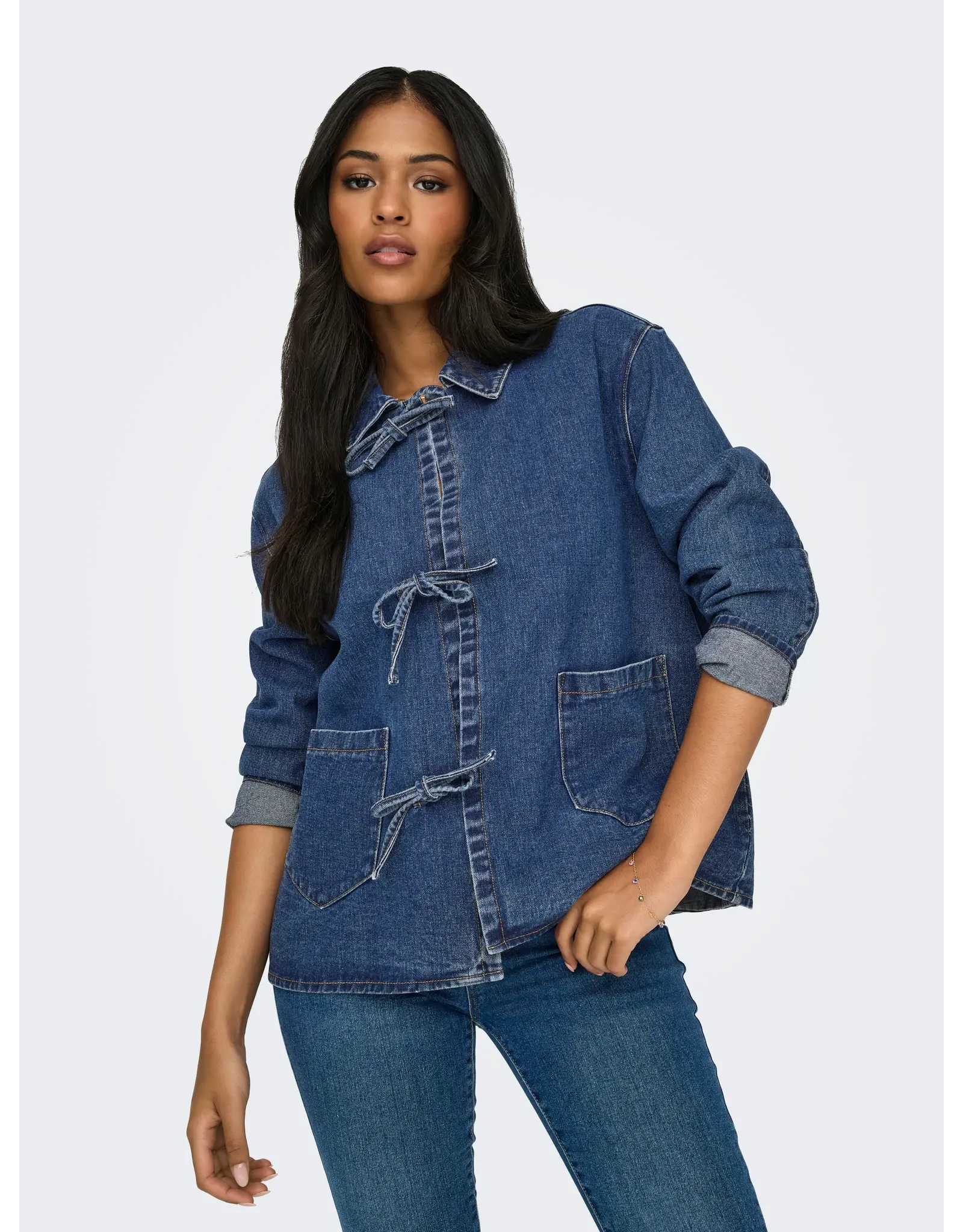 ONLY ONLY Thille denim jas - Dark blue