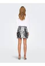 ONLY ONLY Jadel pailletten rok - Zilver