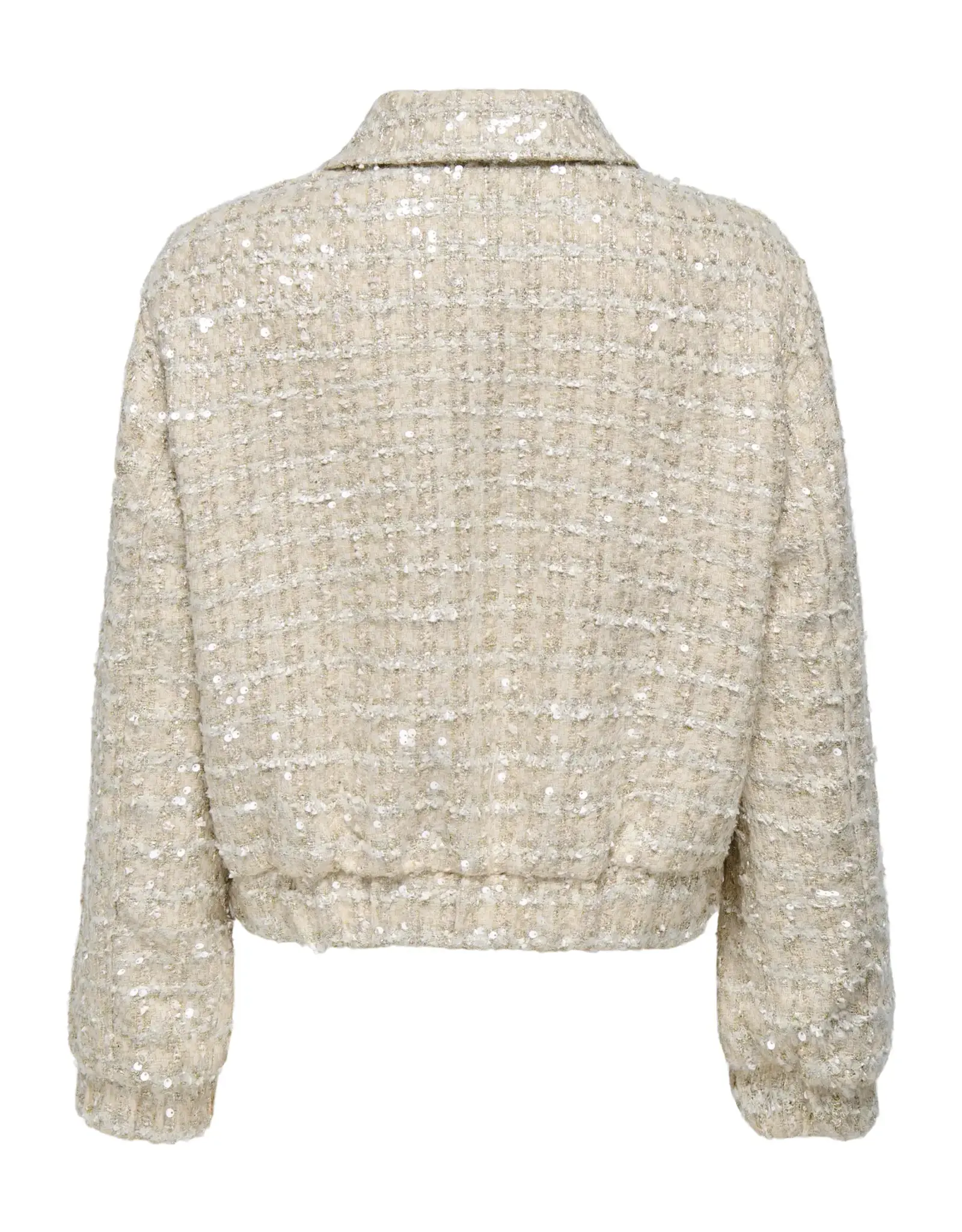 ONLY ONLY Signe pailletten boucle jack - Beige