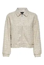 ONLY ONLY Signe pailletten boucle jack - Beige