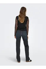 ONLY ONLY Siena mesh top - Zwart