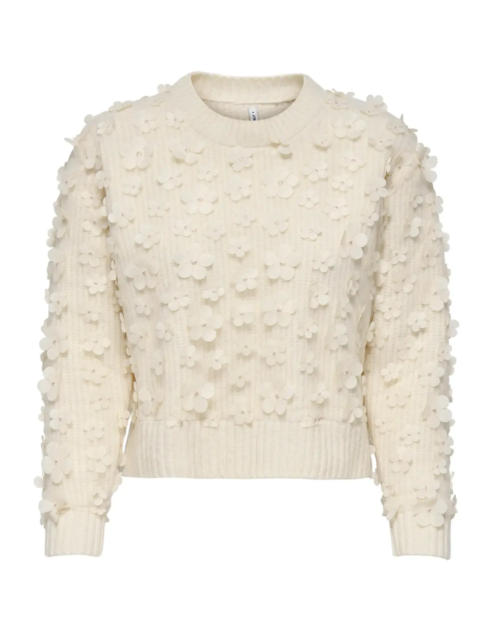 ONLY ONLY Hua knit flower detail - Birch