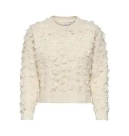 ONLY ONLY Hua knit flower detail - Birch