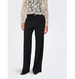 ONLY ONLY Gala belt wide leg pants - Zwart