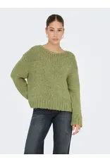 ONLY ONLY Millie o-neck knit - Groen