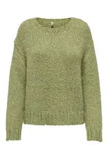 ONLY ONLY Millie o-neck knit - Groen