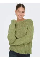 ONLY ONLY Millie o-neck knit - Groen