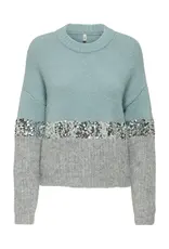 ONLY ONLY Maine sequin block knit - Arona ONLY ONLY Maine sequin block knit - Arona