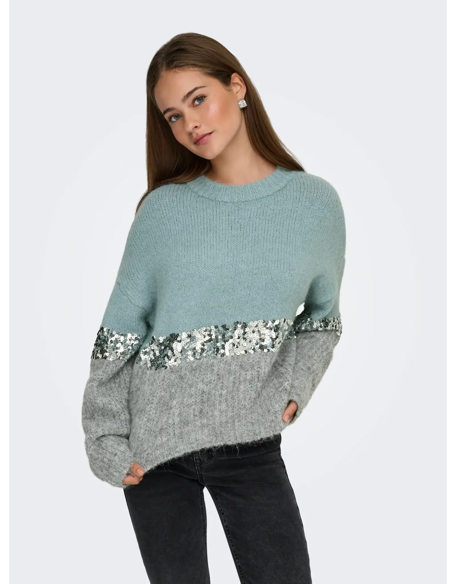 ONLY ONLY Maine sequin block knit - Arona