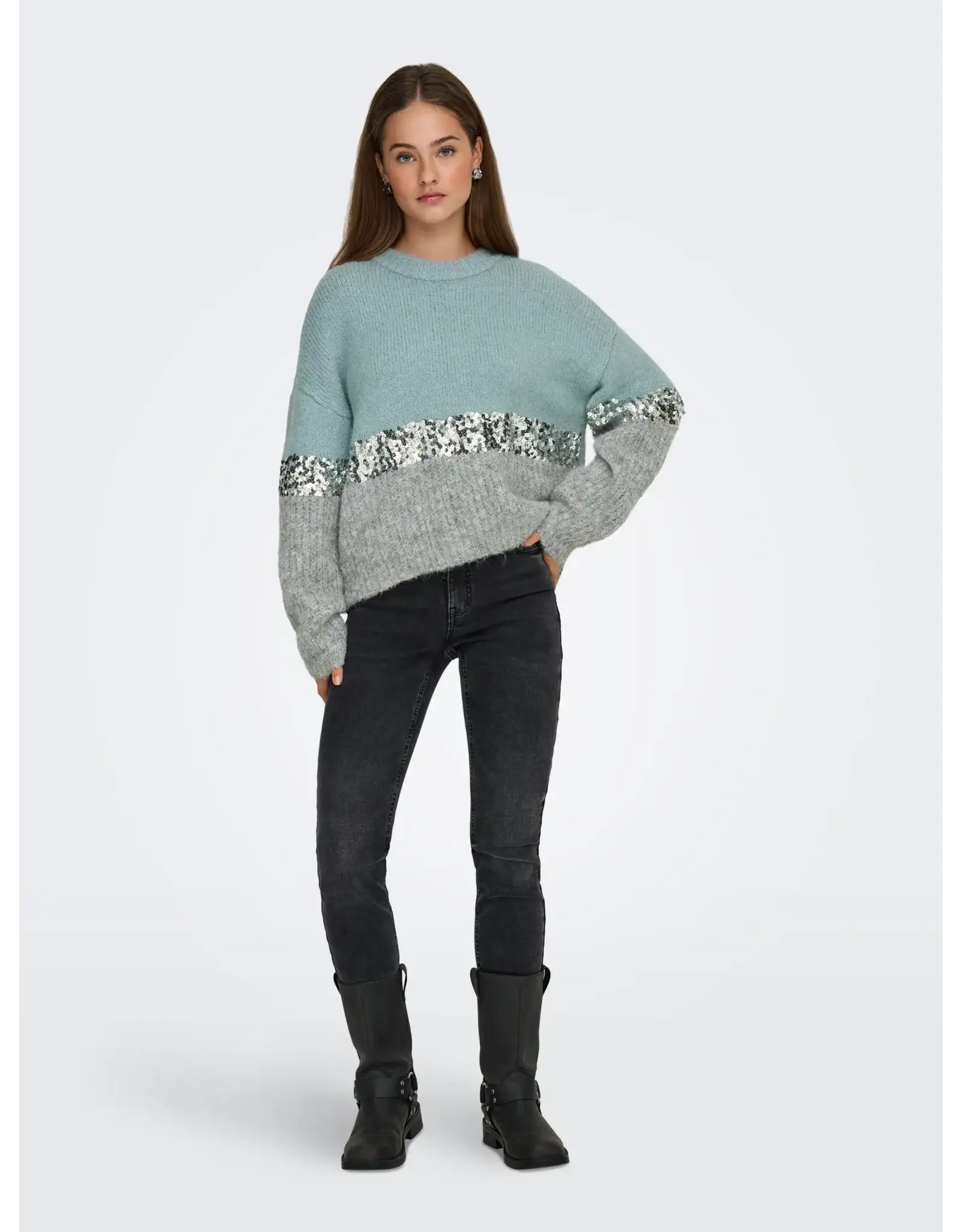 ONLY ONLY Maine sequin block knit - Arona