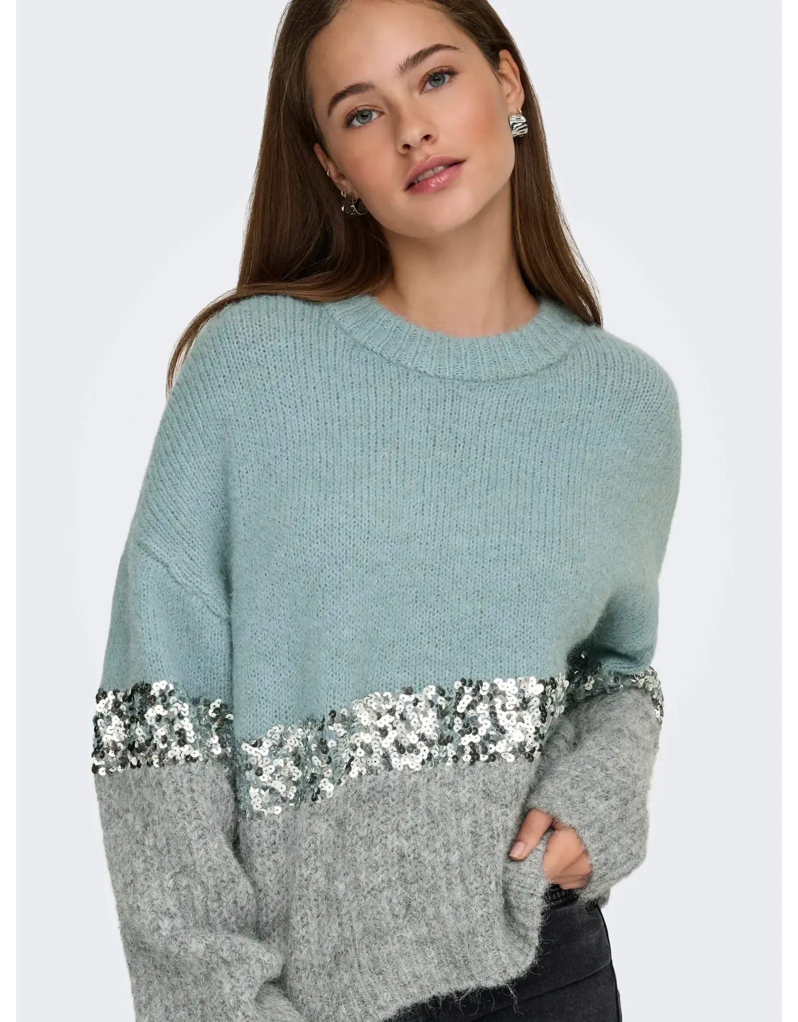 ONLY ONLY Maine sequin block knit - Arona