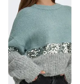 ONLY ONLY Maine sequin block knit - Arona ONLY ONLY Maine sequin block knit - Arona