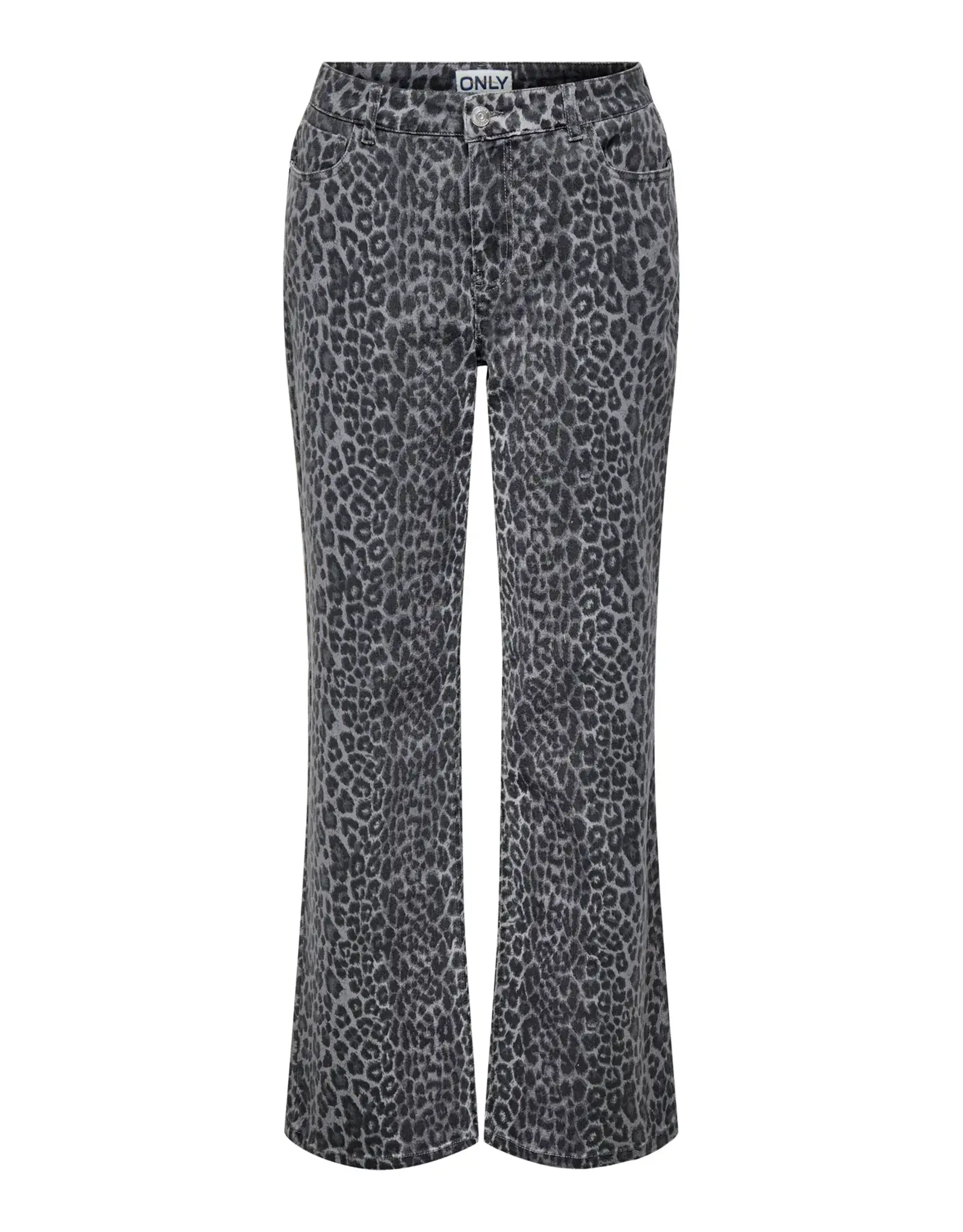 ONLY ONLY Cobain-mie regular wide jeans - Leopard