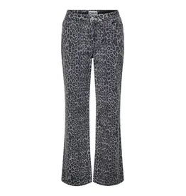ONLY ONLY Cobain-mie regular wide jeans - Leopard