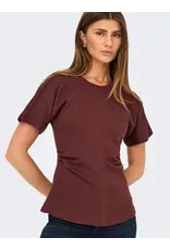 ONLY ONLY Marie top - Rum raisin ONLY ONLY Marie top - Rum raisin