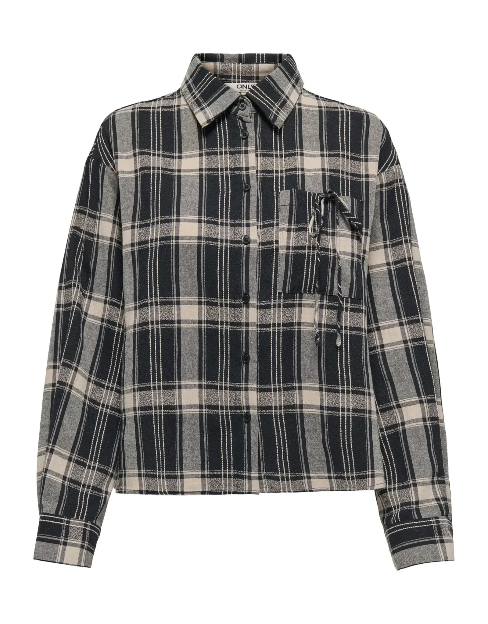 ONLY ONLY Agda check shirt - Sky captain