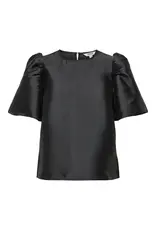 ONLY ONLY Manny heavy satin top - Zwart