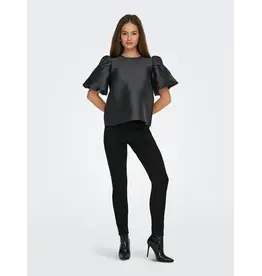 ONLY ONLY Manny heavy satin top - Zwart