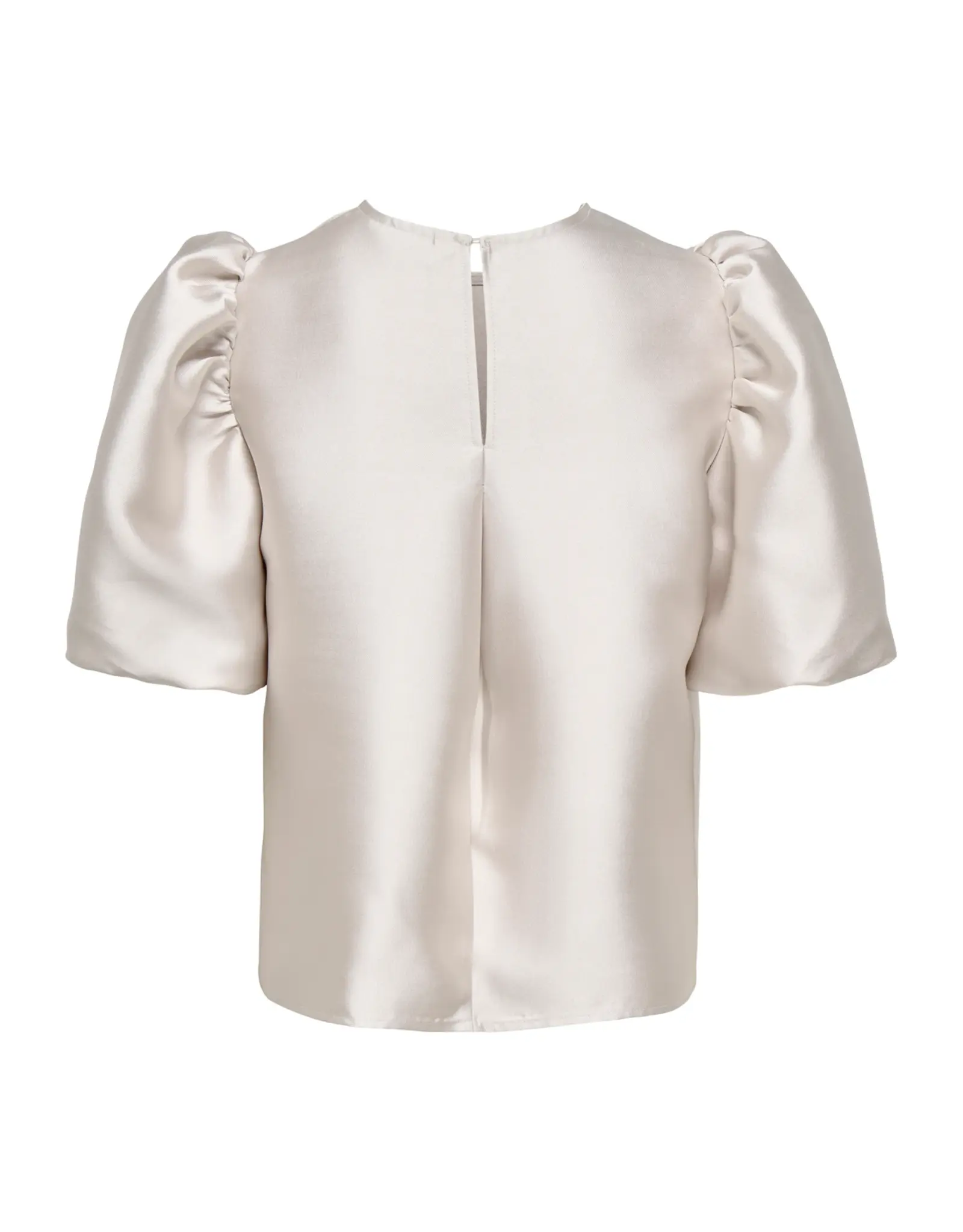 ONLY ONLY Manny heavy satin top - Champagne