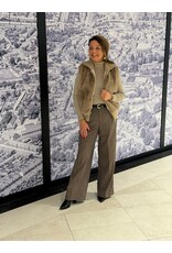 HEBBEZ Faux-fur bodywarmer Emma - Taupe