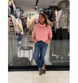 HEBBEZ Gebreide trui Yara - Zachtroze