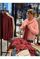 HEBBEZ Gebreide trui Yara - Zachtroze