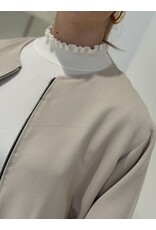 HEBBEZ Oversized bomberjack Mila - Beige