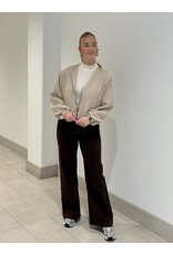 HEBBEZ Oversized bomberjack Mila - Beige