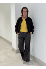 HEBBEZ Oversized bomberjack Mila - Chocoladebruin