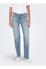 ONLY ONLY Blush mid straight denim - Light blue