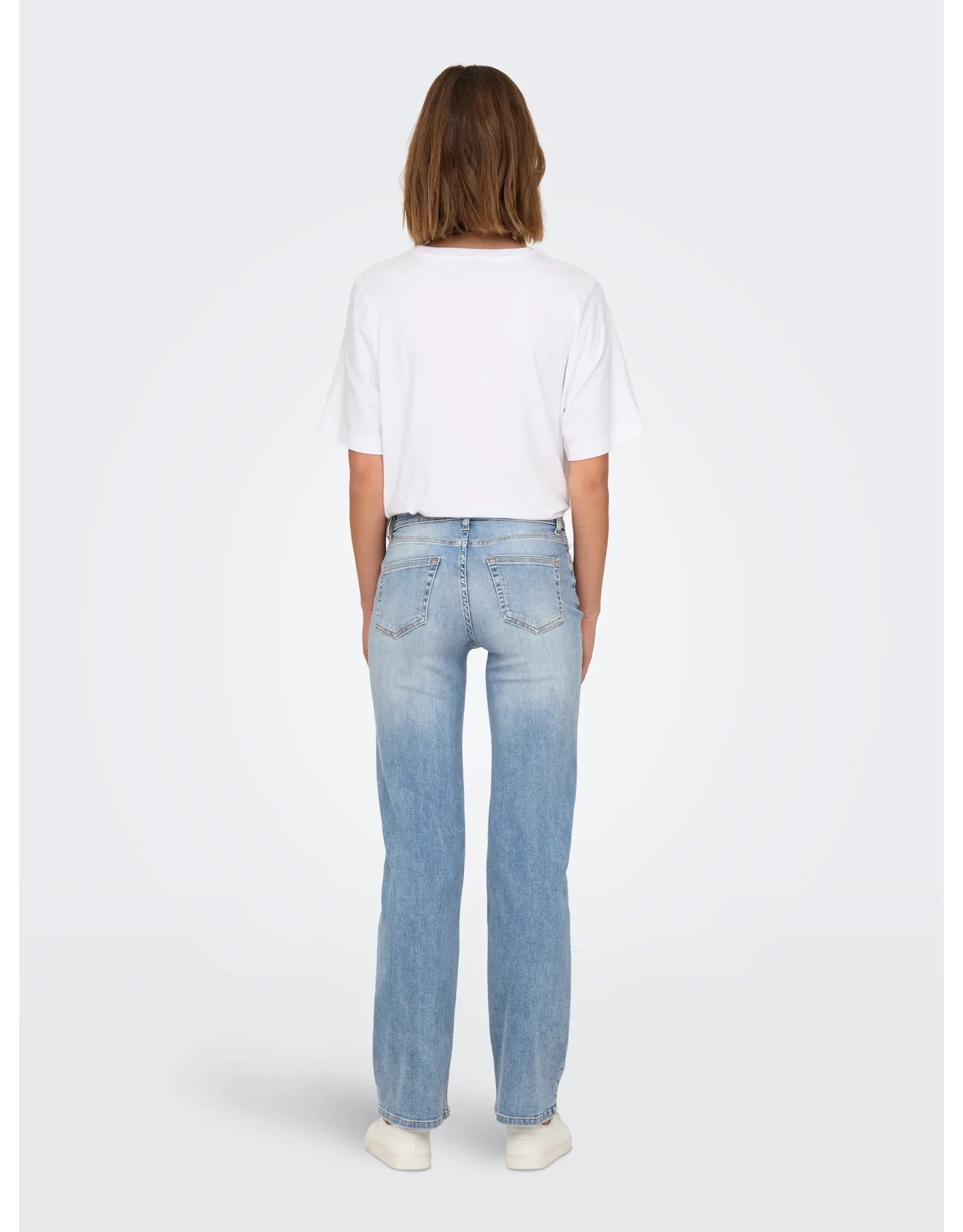 ONLY ONLY Blush mid straight denim - Light blue