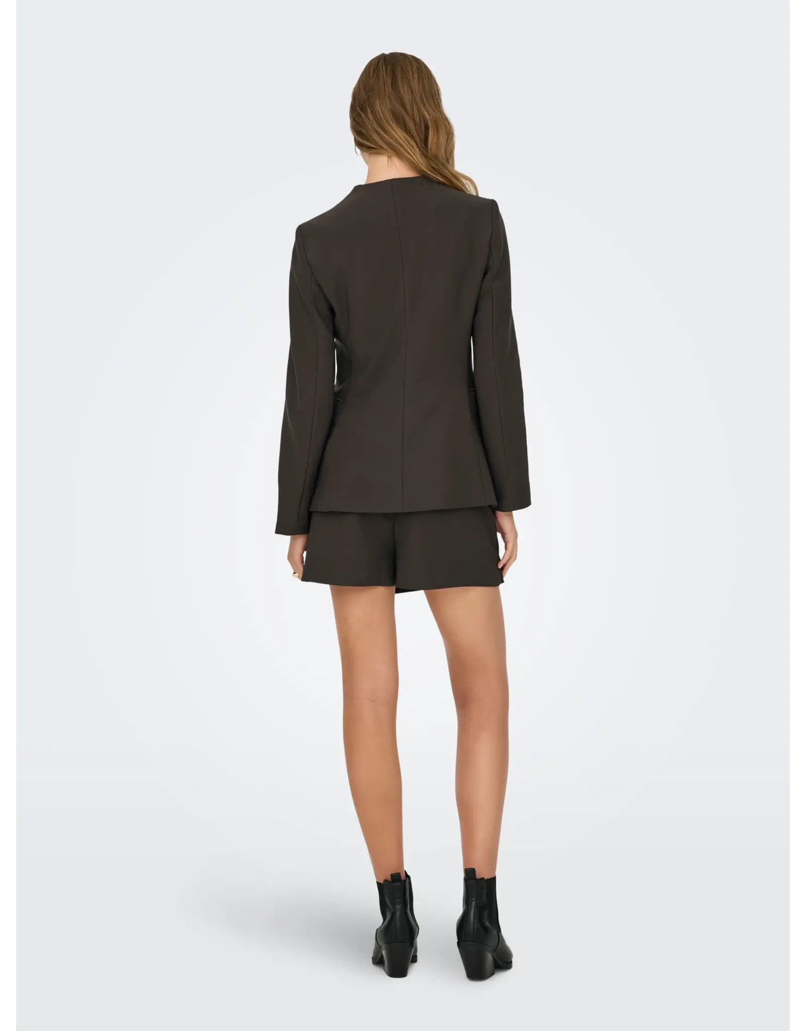 ONLY ONLY Lamina skort - Donkerbruin