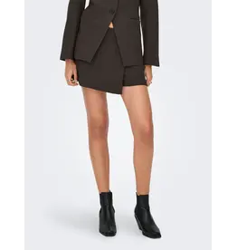 ONLY ONLY Lamina skort - Donkerbruin